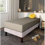 Dodo - antiBacteriens - Taupe - 90x190 cm cover sheet - Bonnet 32 ??cm - Image 3