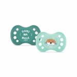 Duo anatomical pacifiers - DODIE - EDL A99 - 0/6 months - Otter