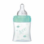 Dodie - Initiation Bottle + Glass 150ml Bird Green - Image 3