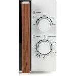 DOMO DO2720 microwave oven - 20L - 700W - 35 min timer - Defrost function - L44 x D35.8 x H 25.8 cm - White wood finish - Image 5