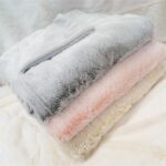 DOMIVA Snow blanket with micro-soft lining - 75 x 100 cm - Mouse - Image 2