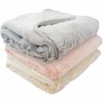 DOMIVA Snow blanket with micro-soft lining - 75 x 100 cm - Mouse - Image 3