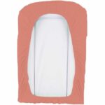 Domiva Changing mat cover - 50 x 75 cm - Cotton/Polyester - Terracotta - Image 3