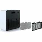 Ceramic heater - 2500 W - DOMO - DO7344H - 34.8 x 18.3 x 35.2 cm - White – Bild 3