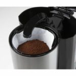 Filter coffee maker - DOMO - DO709K - 1000 W - 1 L - 8 cups - LCD screen - 24 h timer - Stainless steel - Image 2