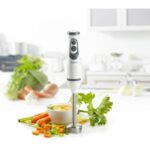 Blender Set - DOMO - DO1089M - 600 W - Variable speed + Turbo - Hand blender, whisk, chopper, measuring cup - White - Image 2