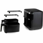 Domo hot air fryer - Do537fr - 2 x 4 L - 85 ° A 200 ° - 8 Automatic programs - L40 x W 40 x H 36 cm - Image 3