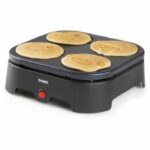 Crépiere Domo - 4 Crepes - Emoji patterns - Anti -adhesive Revetement - 600W - L31 x L34 x H13 cm - Image 6