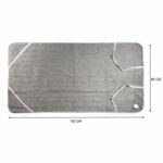 DOMO 1-person electric bed warmer - 6 heat levels - Flannel fleece - 150x80 cm - Gray – Bild 3