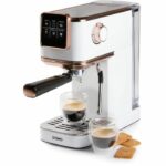 3-in-1 espresso machine - DOMO - DO746K - 1350 W - 20 Bar - White / Pink