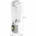 Cordless portable blender - DOMO - DO752BL - XPOWER - 120 W - 600 ml - White - Image 4
