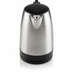 Stainless steel kettle - DOMO - DO496WK - 2200 W - 1.7 L - 360° base - Grey - Image 2
