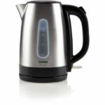 Stainless steel kettle - DOMO - DO496WK - 2200 W - 1.7 L - 360° base - Grey