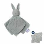 doomoo Doudou Bébé You&Me - Reversible and Comforting Doudou - Supplied with 2 Bodies to Transport the Parent's Smell, Green