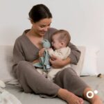 doomoo Doudou Bébé You&Me - Reversible and Comforting Doudou - Supplied with 2 Bodies to Transport the Parent's Smell, Green - Image 5