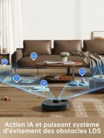Dreame D10s Pro Robot Vacuum and Washer with Action IA - Autonomy 280 min - Aspiration power: 5000 PA - Image 2