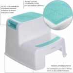 Step stool - DREAMBABY - 2 UP - Non-slip and textured - Up to 80 kg for children and adults - Aqua – Bild 2