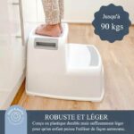 Step stool - DREAMBABY - 2 Up - Non-slip and textured - Up to 80 kg for children and adults - Grey – Bild 4