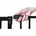 DREAMBABY Safety gate Extra High LIBERTY - By pressure - L 75/81 x H 93 cm - Black - Image 3