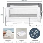 DREAMBABY MAGGIE Bed Barrier - Built -in beds and flat beds measuring 110 cm wide and 50 cm high – Bild 2