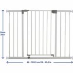 DREAMBABY Safety gate Extra large LIBERTY - By pressure - L 99/105.5 x H 75 cm - White - Image 2