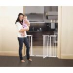 DREAMBABY Safety gate Extra large LIBERTY - By pressure - L 99/105.5 x H 75 cm - White - Image 5