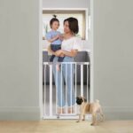 Safety Gate - DREAMBABY - AVA - Pressure Mounted - 61-68 x 76 cm - Double Locking - White - Image 6