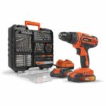 20V Cordless Drill Driver with 2 20V Batteries, 1 Charger and Case - Dual Power - POWDP15301