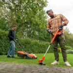 Pack BRUSHLESS 20V lawn mower 33cm cutting length + trimmer + hedge trimmer - DUAL POWER - POWDPGBOX25 - 1 x 20V 3Ah battery + charger - Image 3