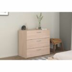 Chest of drawers - EASY LIFE - 3 drawers - Oak - 78.2 x 69.3 x 40.8 - PARISOT - Image 2
