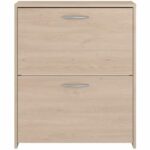 Shoe cabinet with 2 flaps - EASY LIFE - Oak - 66.5 x 78.5 x 25.1 - PARISOT - Image 5
