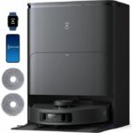 ECOVACS T30S Pro Omni Robot Vacuum Cleaner with Dock - 11000Pa - ZeroTangle Brush - Hot Water Mop Cleaning