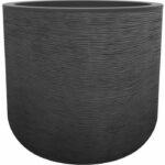 EDA Plastic – Round pot 50 cm Graphit’up – 67 L – Anthracite gray