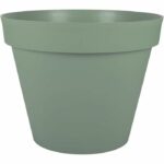 EDA Plastic - Tuscan round flower pot - Ø 60 x H47 cm - 76 L - Bay green