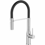 Kitchen mixer tap - EDOUARD ROUSSEAU - ILO Shower head - Chrome / Black