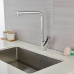 Sink mixer - Chrome - Invisible aerator - EDOUARD ROUSSEAU - PATTY - Image 2