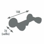 Kitchen sink mixer - Brushed brass finish - Swivel spout - Ceramic cartridge Ø 35 mm - EDOUARD ROUSSEAU - Soto - Image 3