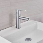 Washbasin mixer - EDOUARD ROUSSEAU - Dower - Ceramic cartridge Ø 35 mm - Eco-stop stop - Flow reducing aerator - Chrome - Image 2