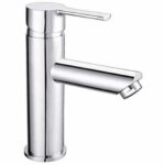 Washbasin mixer - EDOUARD ROUSSEAU - Dower - Ceramic cartridge Ø 35 mm - Eco-stop stop - Flow reducing aerator - Chrome