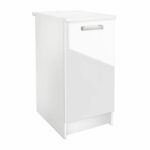 START Kitchen base unit L 40 cm - Glossy white