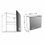 START Kitchen cabinet top L 60 cm - Glossy White - Image 4