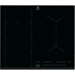 ELECTROLUX EIV654 FLEX – Induction Hob – 4 burners – 4 boosters – 7350W – L60 x D52 x H44cm – Glass coating – Black