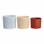 Flower pot - Elho - Lex Pott - Set 14 - Blue Pink Orange - L 14 x W 13.8 x H 12 cm - Indoor - 100% recycled