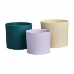 Flower pot - Elho - Lex Pott - Set 14 - White Green Purple - L 14 x W 13.8 x H 12 cm - Indoor - 100% recycled - Image 2
