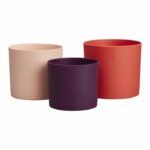 Flower pot - Elho - Lex Pott - Set 14 - Red Pink Purple - L 14 x W 13.8 x H 12 cm - Indoor - 100% recycled - Image 2