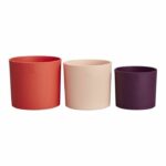 Flower pot - Elho - Lex Pott - Set 14 - Red Pink Purple - L 14 x W 13.8 x H 12 cm - Indoor - 100% recycled