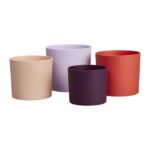 Flower pot - Elho - Lex Pott - Set 15 - Purple Red Pink Violet - L 15 x W 14.8 x H 14 cm - Indoor - 100% recycled - Image 2