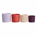 Flower pot - Elho - Lex Pott - Set 15 - Purple Red Pink Violet - L 15 x W 14.8 x H 14 cm - Indoor - 100% recycled