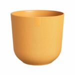 Flower pot - Elho - Jazz Round - Yellow - L 35 x W 34.5 x H 32 cm - Indoor - 100% recycled