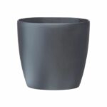 ELHO Brussels Wheels 40 round flowerpot – Black – Ø 39 x H 37 cm – interior – 100% recycled